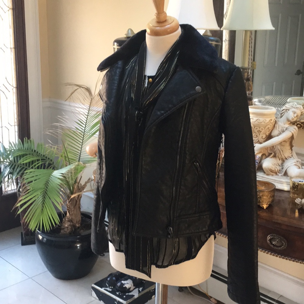 Forever 21 Faux Leather Moto Jacket